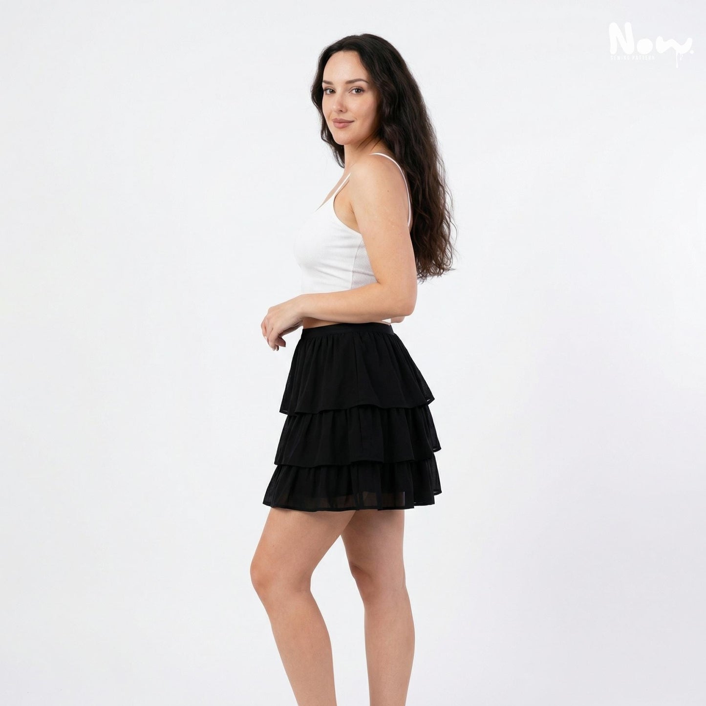 Ruffle Mini Skirt Pattern PDF
