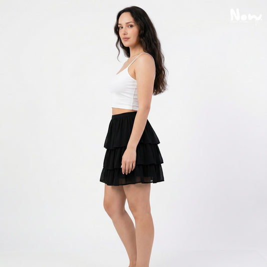 Ruffle Mini Skirt Pattern PDF