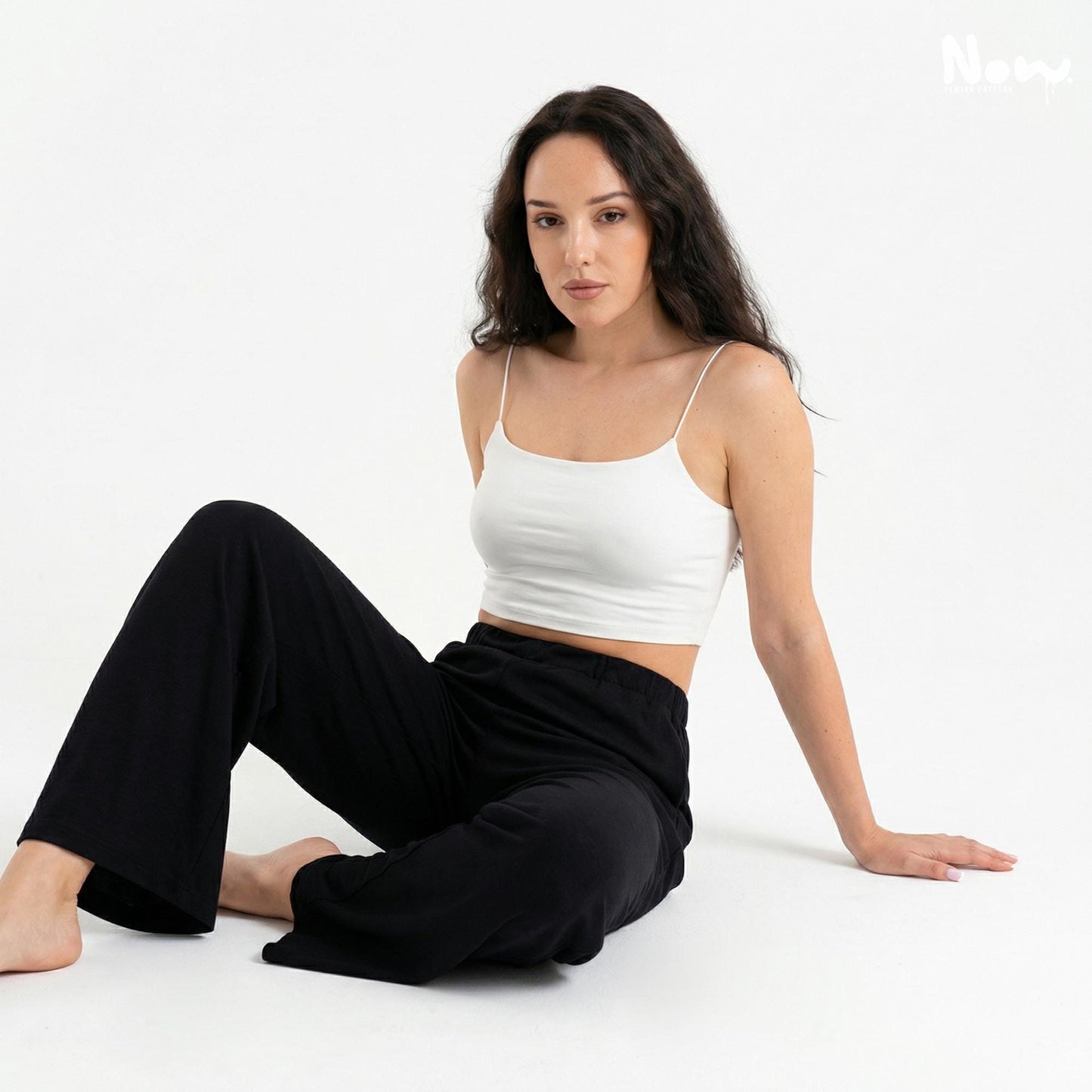 Palazzo Lounge Pants Sewing Pattern PDF