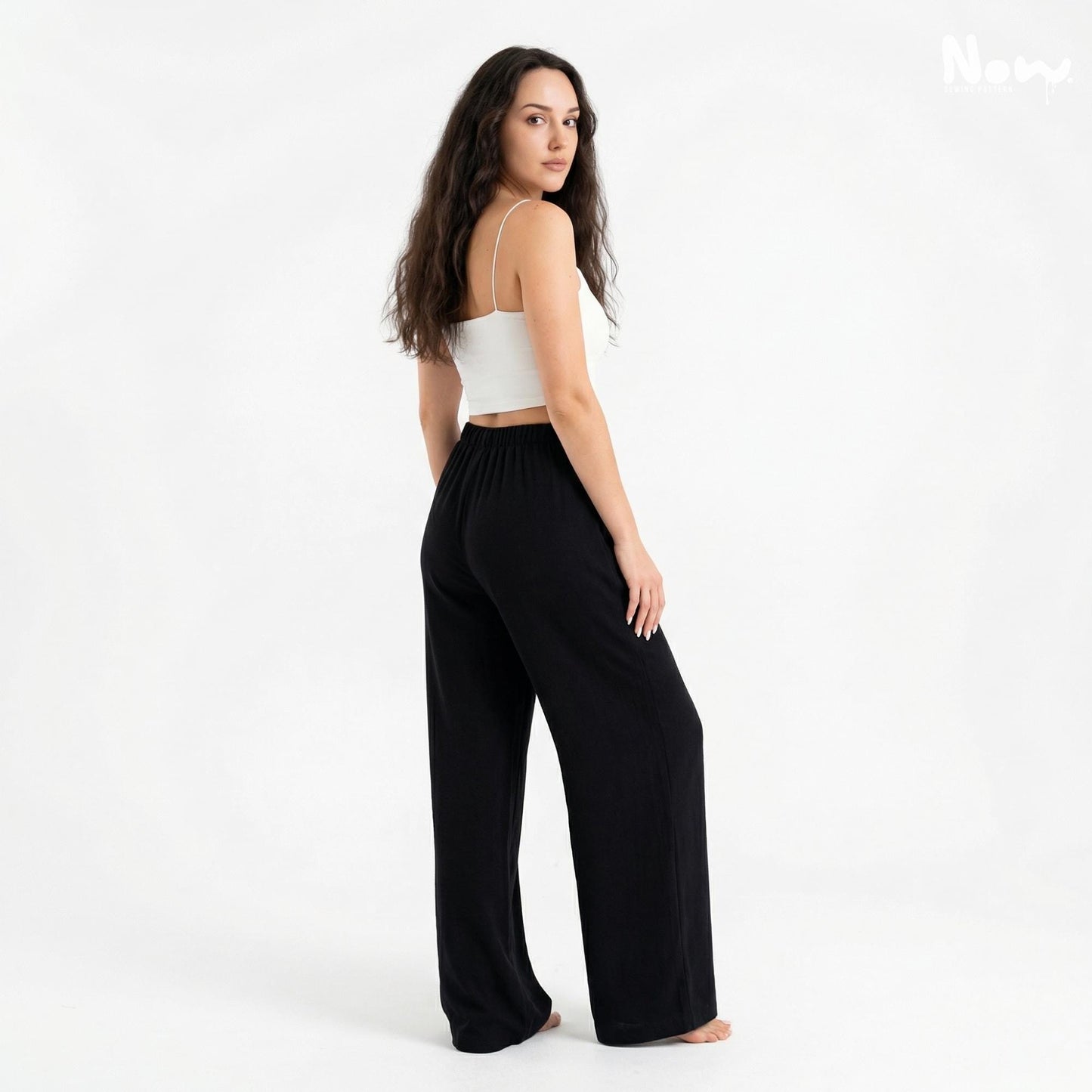 Palazzo Lounge Pants Sewing Pattern PDF