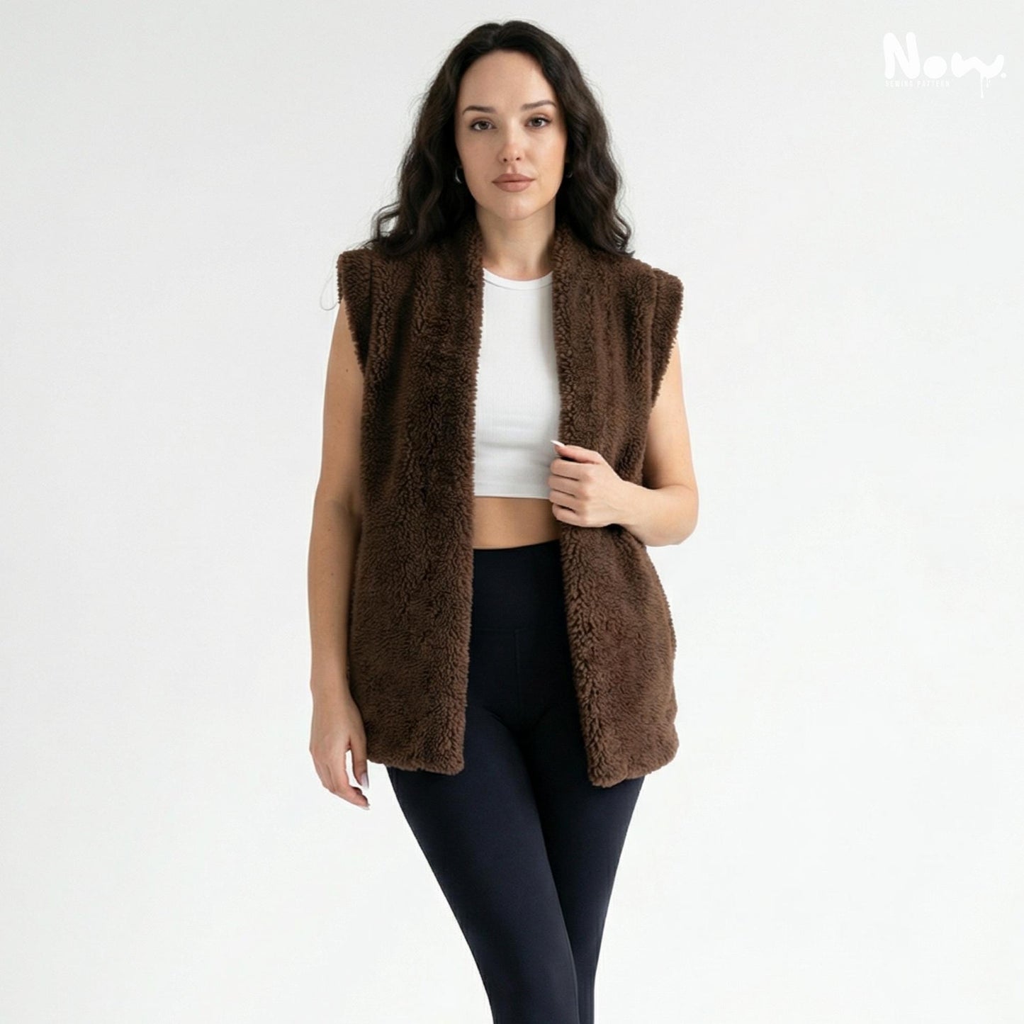 Cocoa Teddy Vest Sewing Pattern PDF