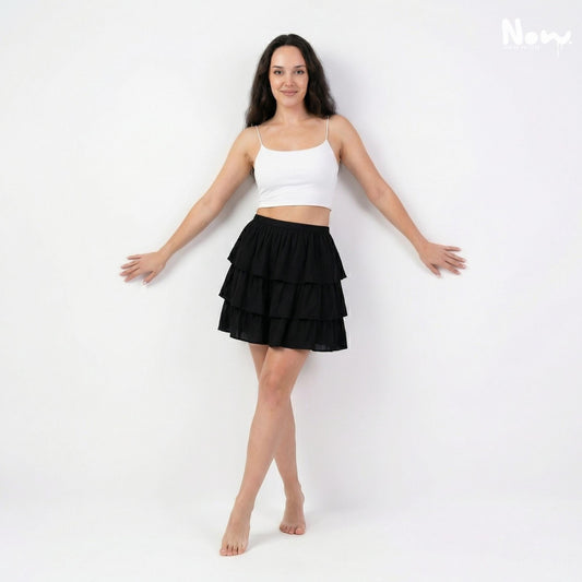 Ruffle Mini Skirt Pattern PDF