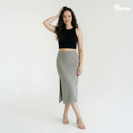 Midi Pencil Skirt Sewing Pattern PDF