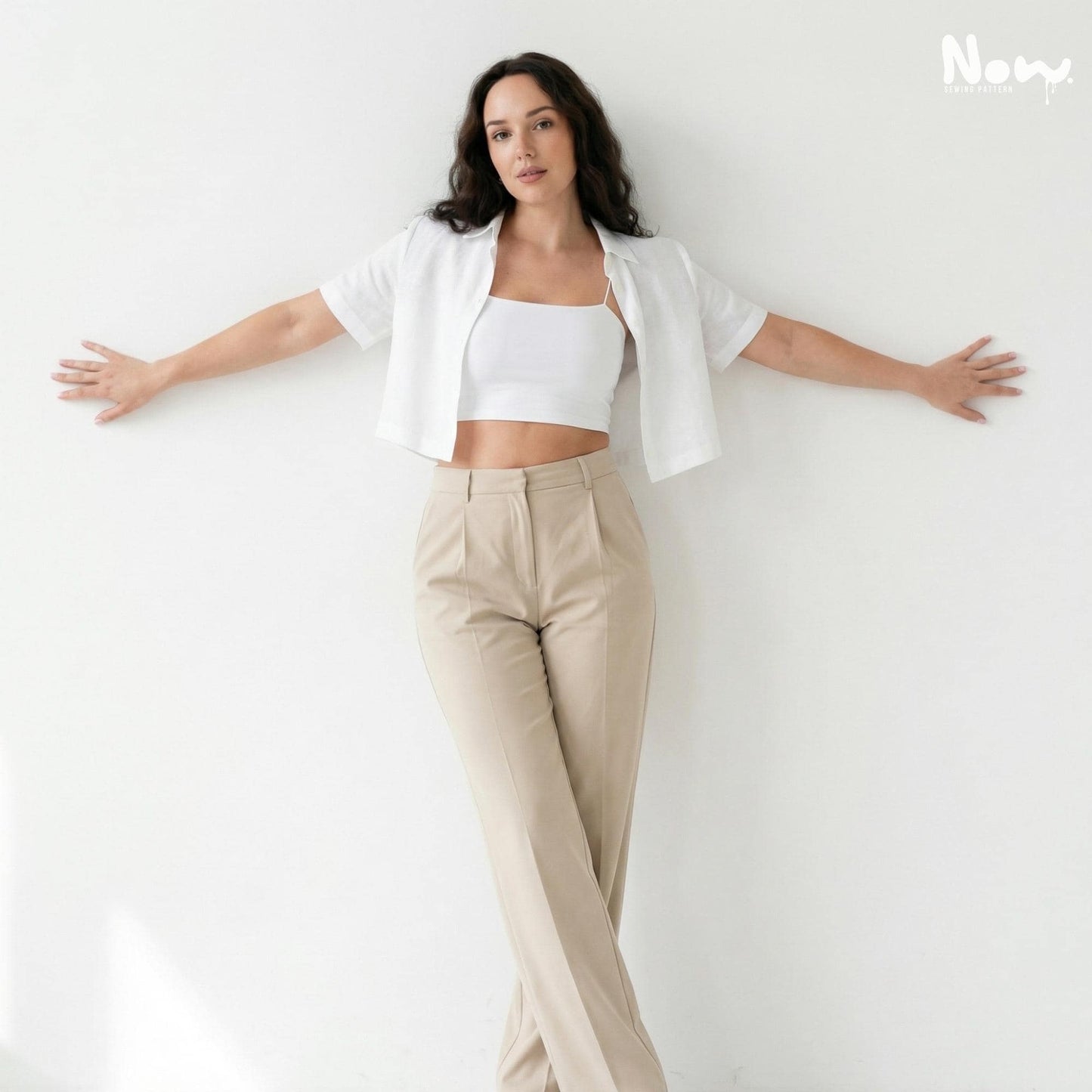 Crop Shirt Sewing Pattern  PDF