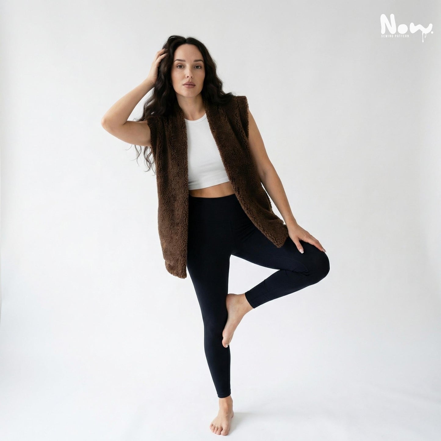 Cocoa Teddy Vest Sewing Pattern PDF