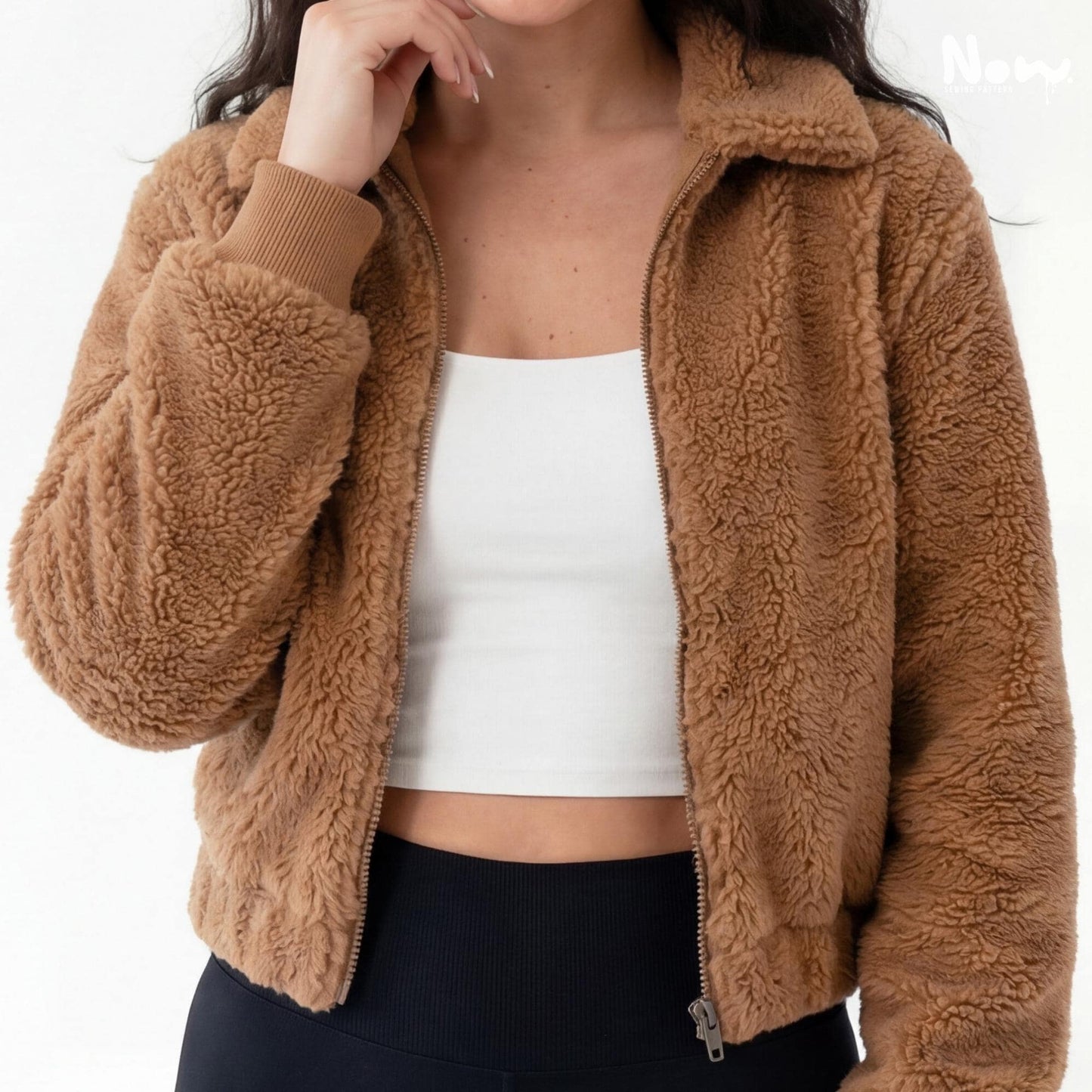 Sherpa Jacket Sewing Pattern PDF